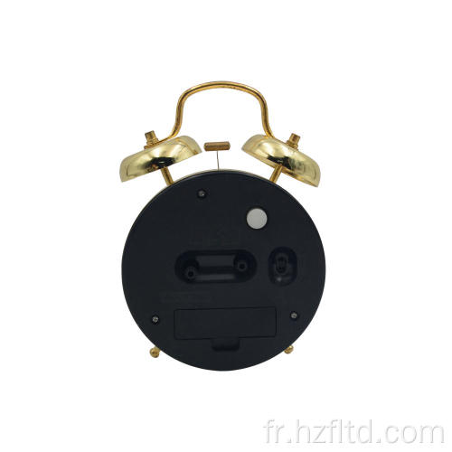 Éclairage d&#39;alarme Factory 4 pouces Metal Double Bell Gold électroplié